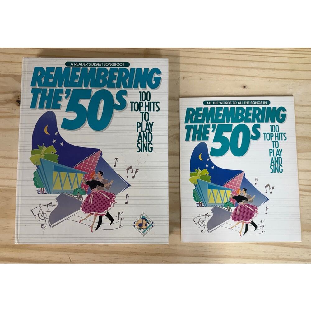 Reader's Digest Remembering the '50's Songbook and Lyric Booklet 1992